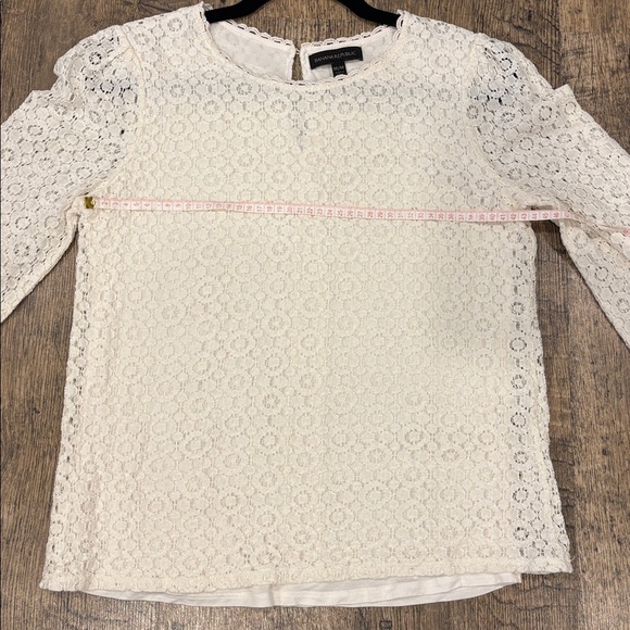 Banana Republic Ivory Lace Blouse - Picture 5 of 8
